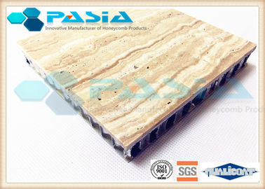 中国 内壁の設計軽量のクラッディング パネル、Travertineの合成の石造りのパネル サプライヤー